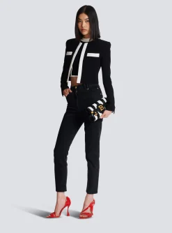 Hot B-Buzz Pouch 23 With Embroidered Stripes Bags