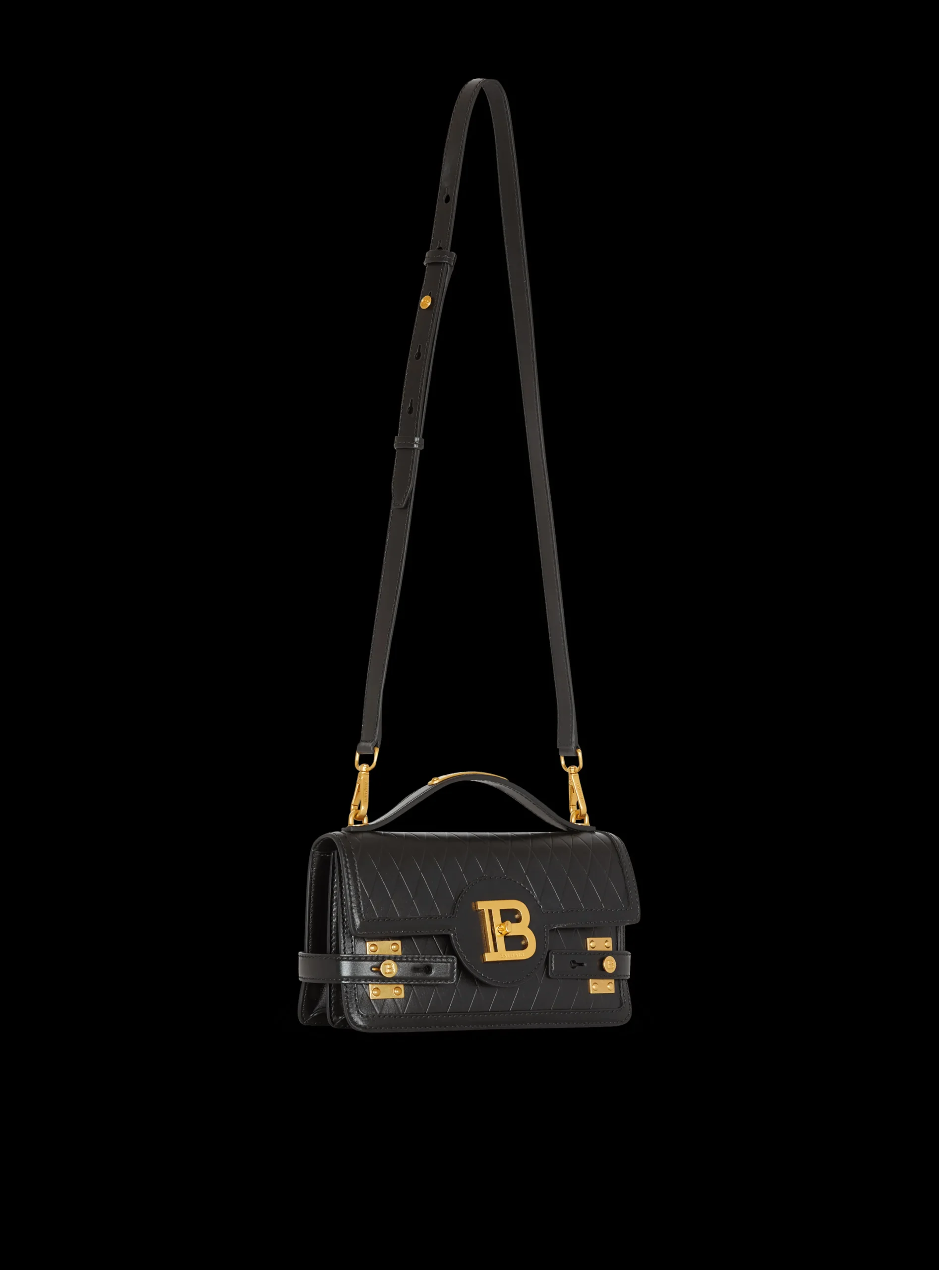 Hot B-Buzz Shoulder 24 Bag In Grid-embossed Calfskin Women Shoulder Bags|Crossbody Bags