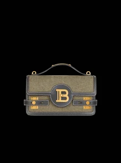 Outlet B-Buzz Shoulder 24 Leather And Canvas Bag Bags