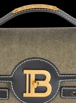Outlet B-Buzz Shoulder 24 Leather And Canvas Bag Bags