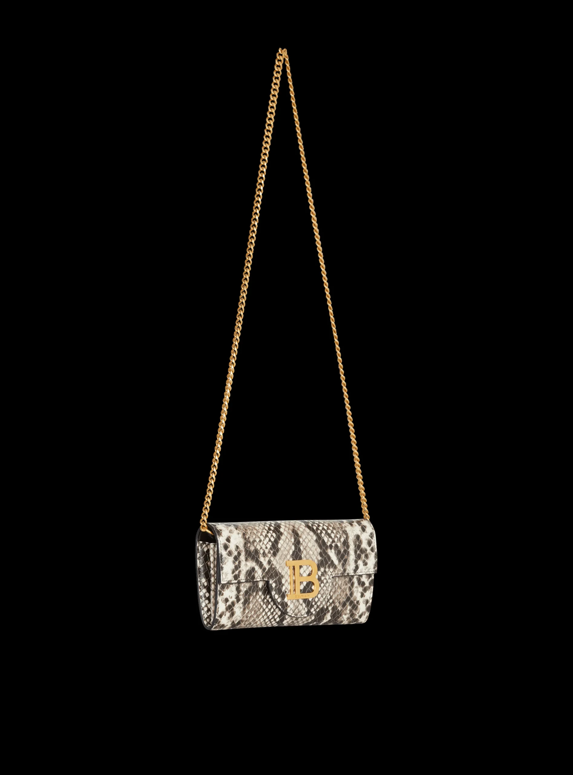 Clearance B-Buzz Snakeskin-effect Leather Wallet Women Small Leather Goods