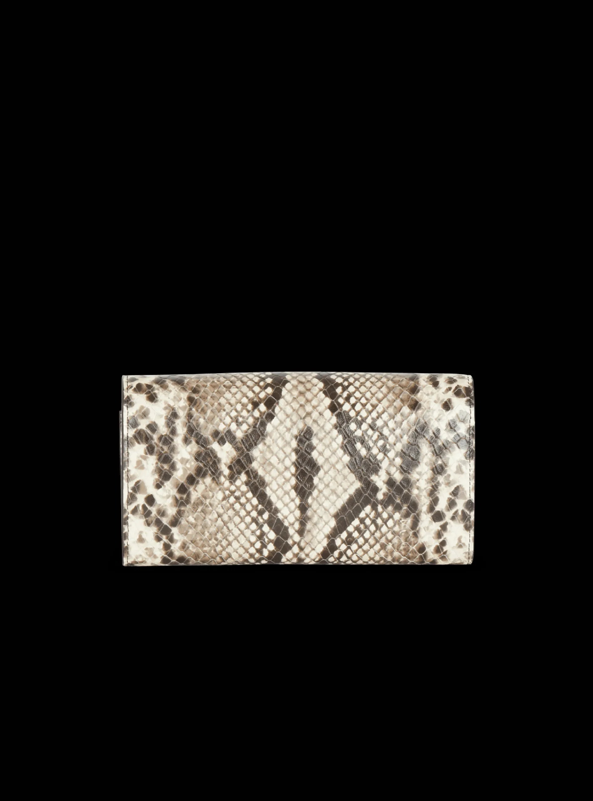 Clearance B-Buzz Snakeskin-effect Leather Wallet Women Small Leather Goods