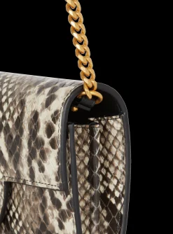 Clearance B-Buzz Snakeskin-effect Leather Wallet Women Small Leather Goods