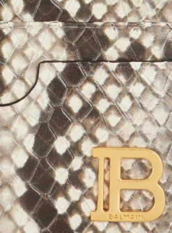 Outlet B-Buzz Snakeskin-effect Leather Card Holder Women Small Leather Goods