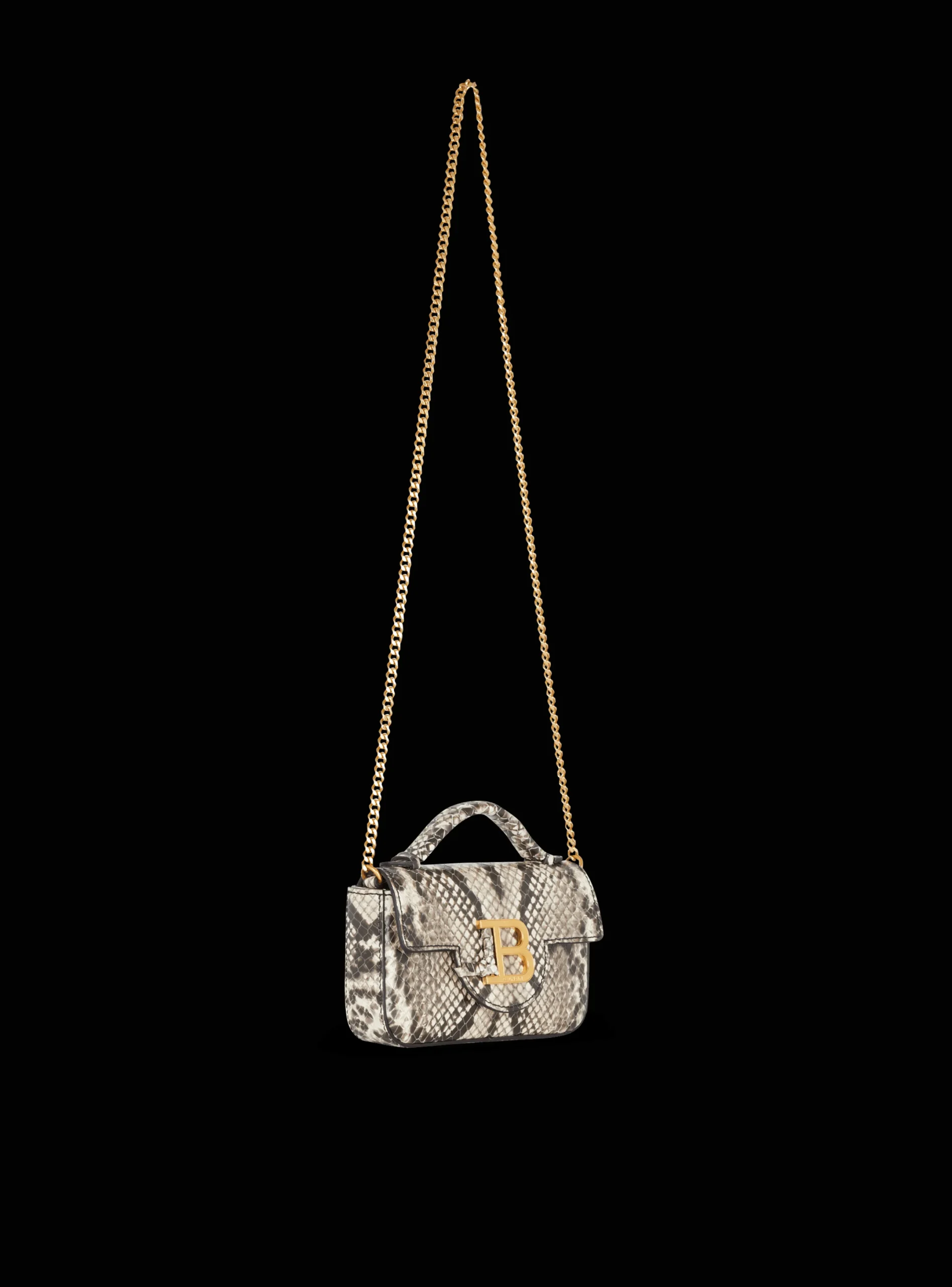 New B-Buzz Snakeskin-effect Leather Mini Bag Women Mini Bags|Shoulder Bags
