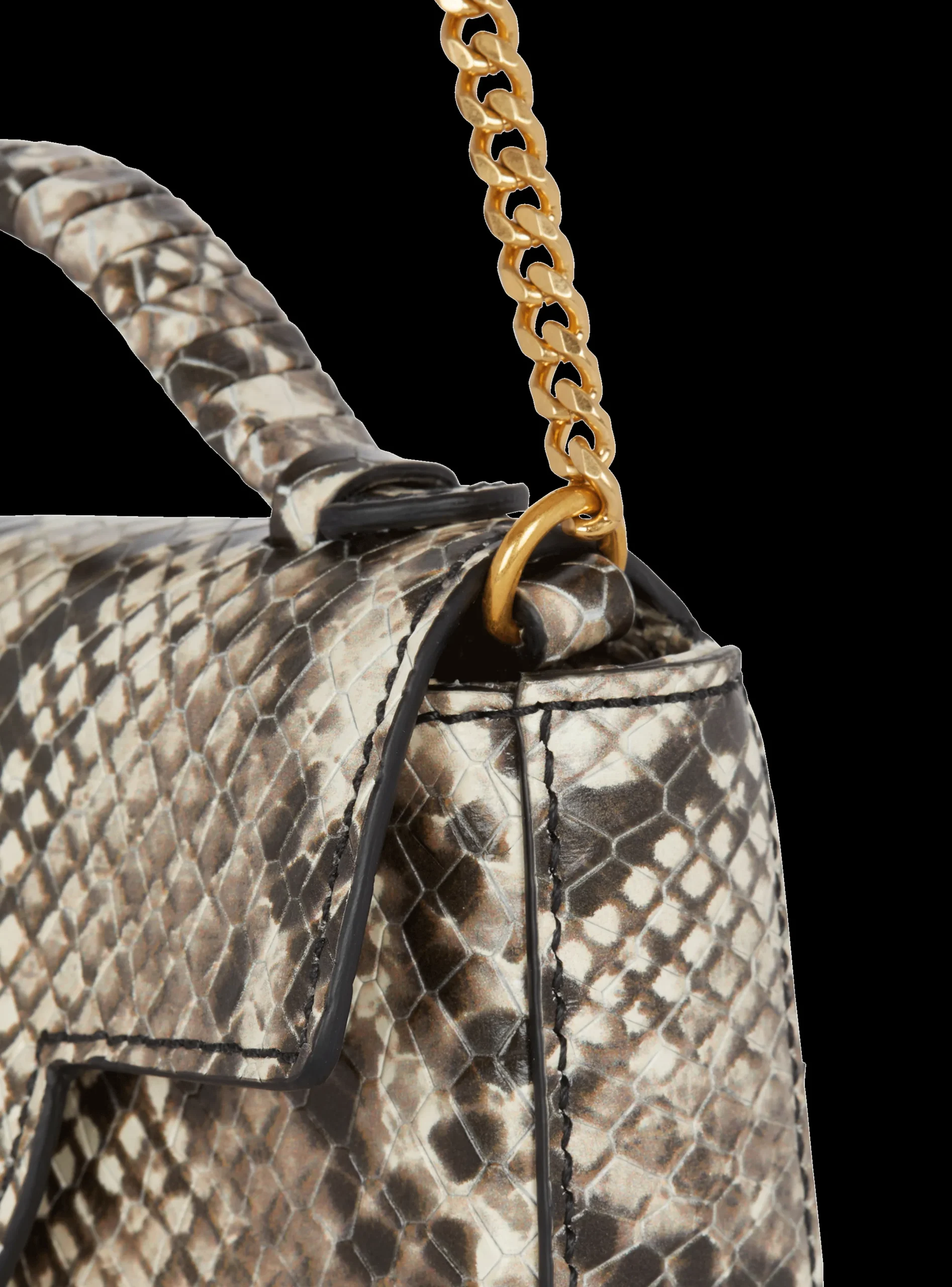 New B-Buzz Snakeskin-effect Leather Mini Bag Women Mini Bags|Shoulder Bags