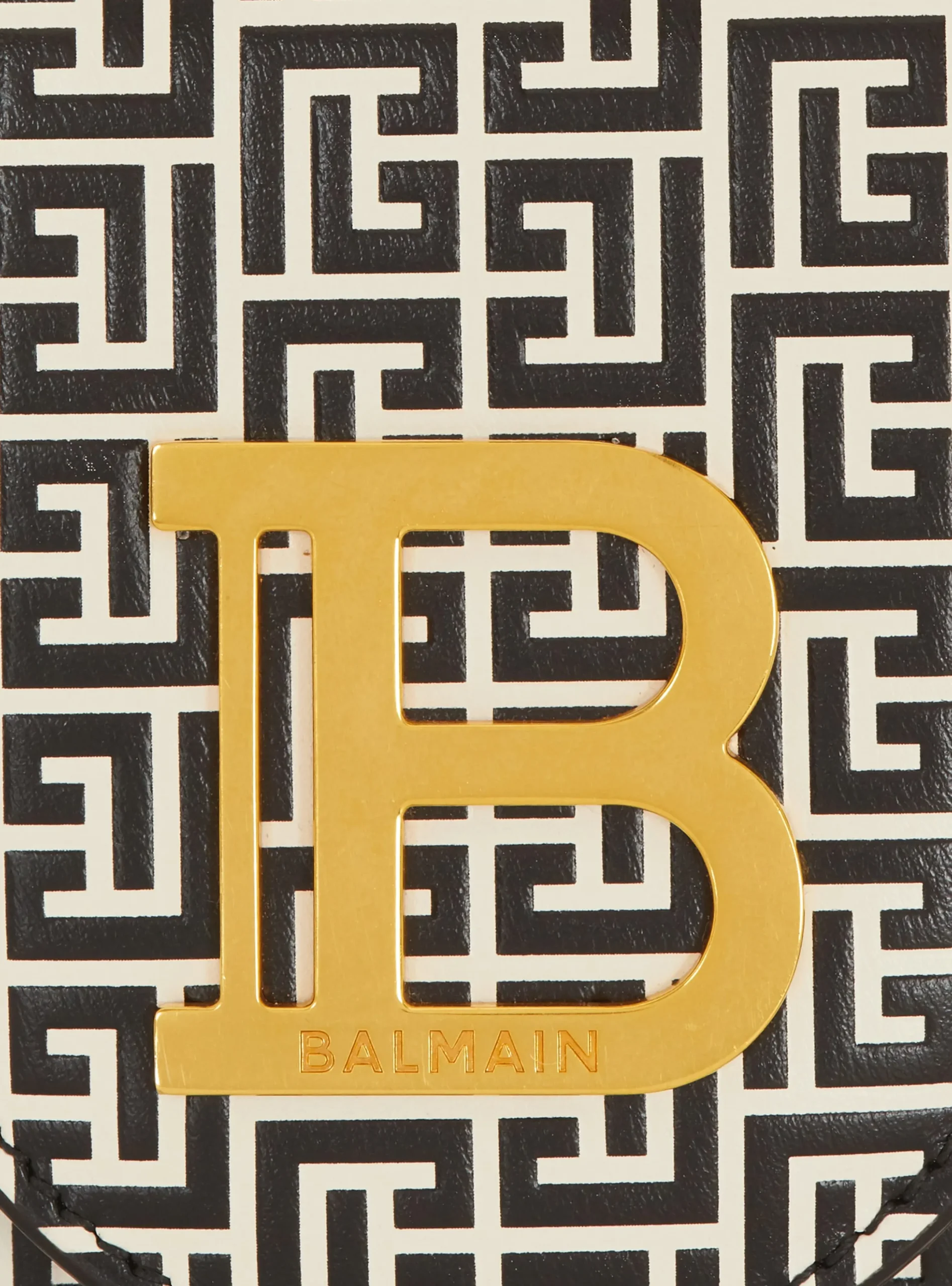 New B-Buzz Wallet In Embossed Calfskin With A PB Labyrinth Monogram Women Small Leather Goods|Mini Bags