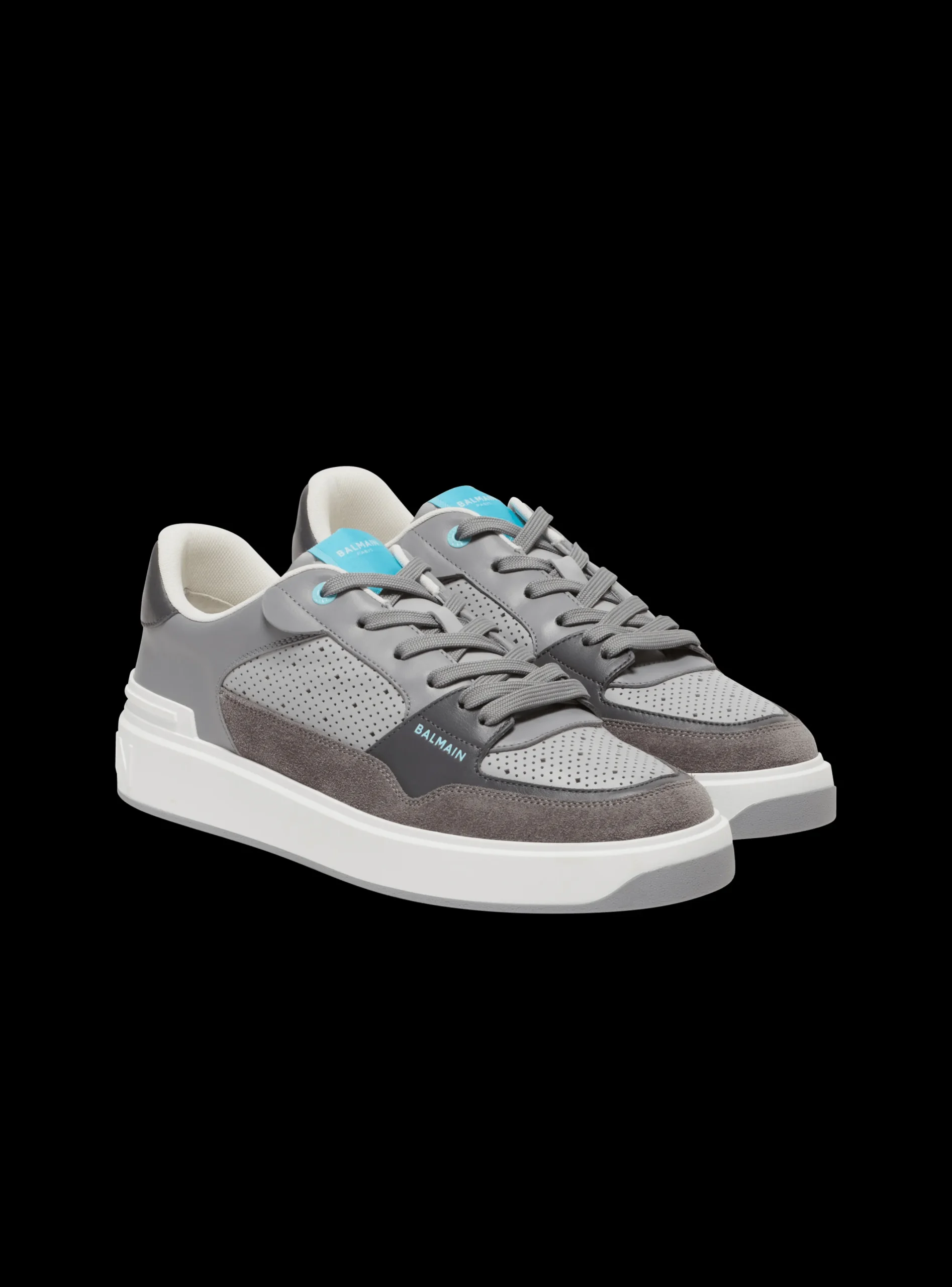 Discount B-Court Flip Perforated Leather Trainers B-Court