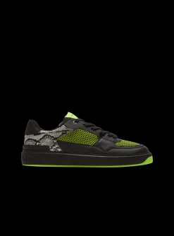 Flash Sale B-Court Flip Snakeskin-effect Leather And Mesh Trainers B-Court