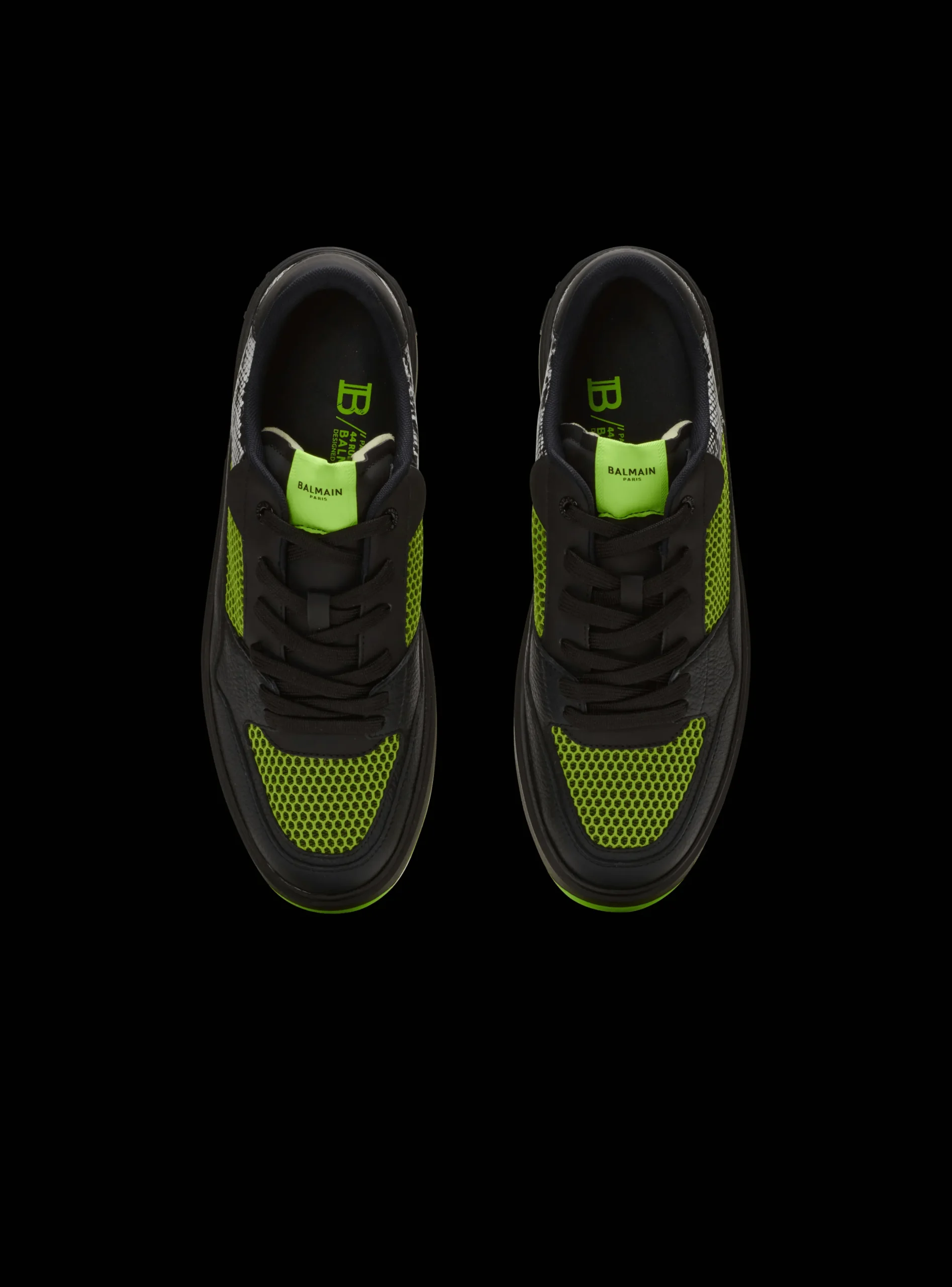 Flash Sale B-Court Flip Snakeskin-effect Leather And Mesh Trainers B-Court