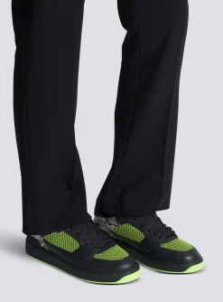 Flash Sale B-Court Flip Snakeskin-effect Leather And Mesh Trainers B-Court