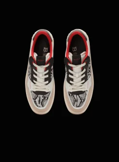 Online B-Court Flip Snakeskin-effect Leather And Suede Trainers B-Court