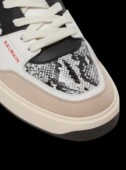 Online B-Court Flip Snakeskin-effect Leather And Suede Trainers B-Court