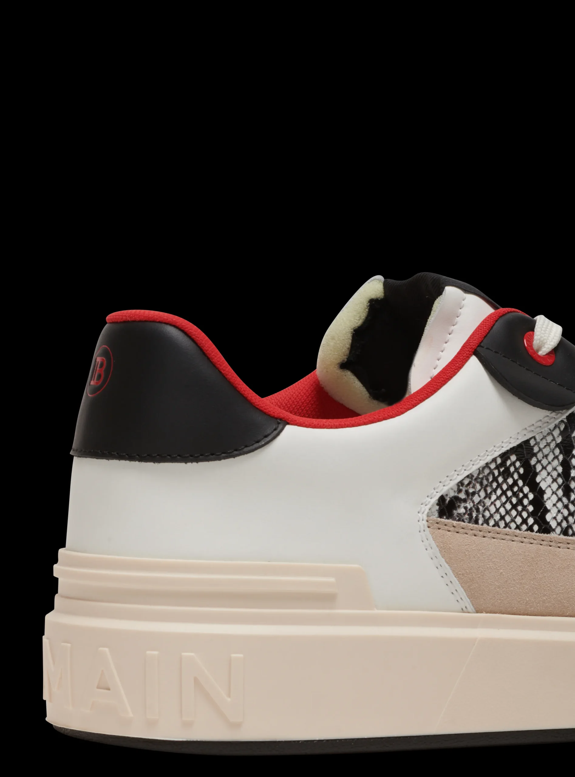 Online B-Court Flip Snakeskin-effect Leather And Suede Trainers B-Court