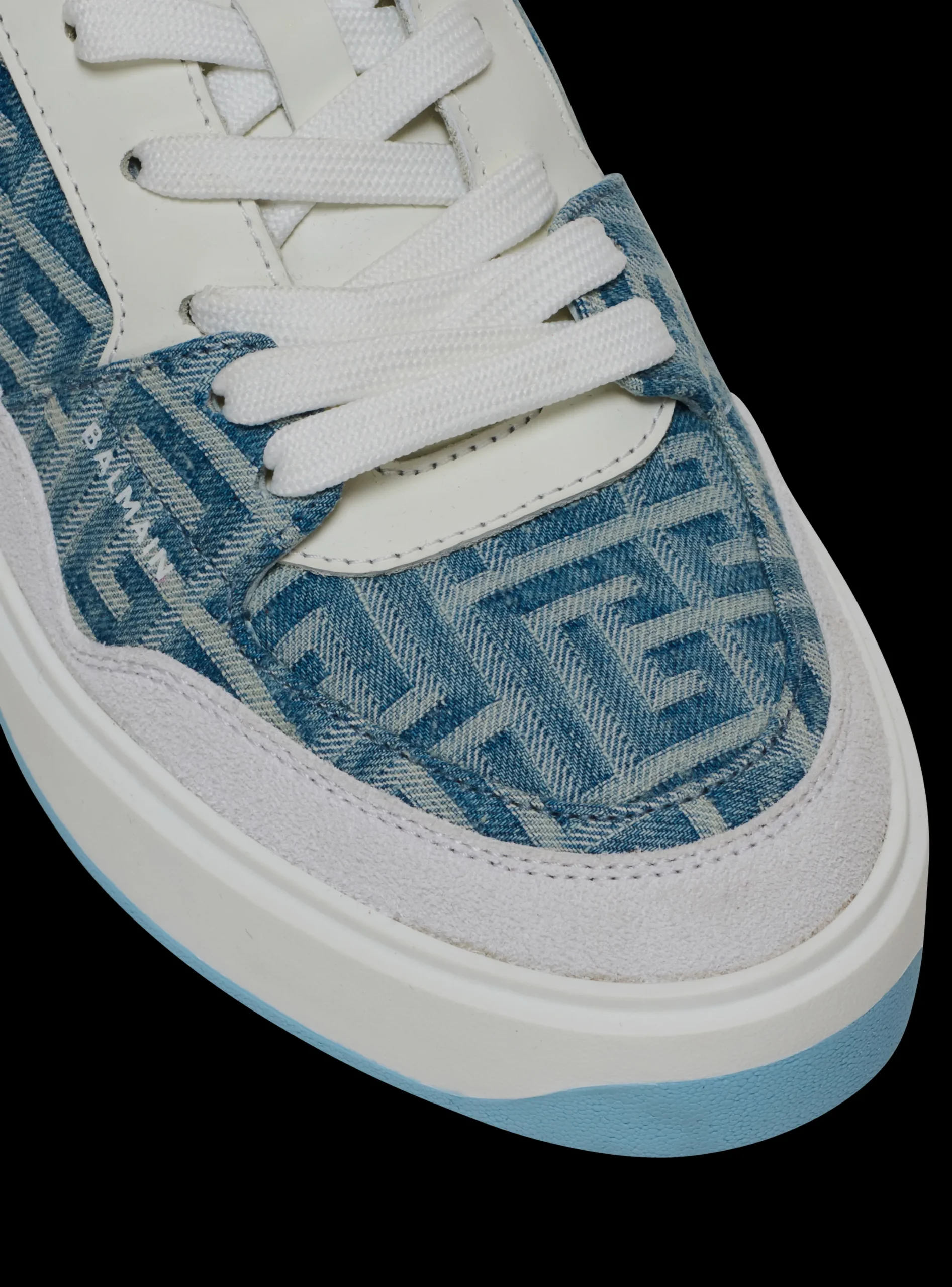 Outlet B-Court Flip Trainers In Monogrammed PB Labyrinth Denim Women Women|Sneakers