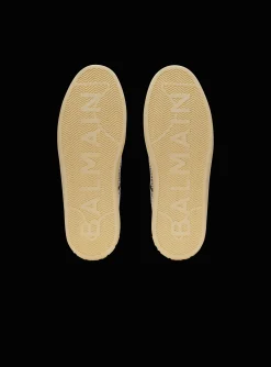 Clearance B-Court Flip Trainers In Monogrammed PB Labyrinth Calfskin B-Court