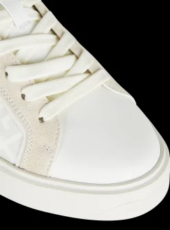 Fashion B-Court Monogrammed Nylon And Leather Trainers Women B-Court