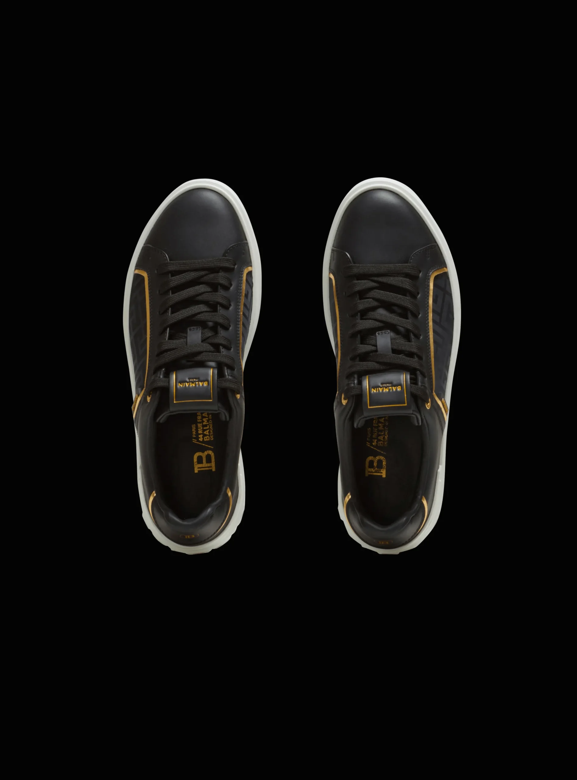 Clearance B-Court Monogrammed Nylon And Leather Trainers Women B-Court