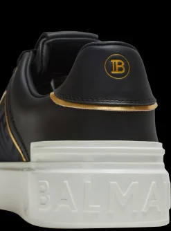 Clearance B-Court Monogrammed Nylon And Leather Trainers Women B-Court
