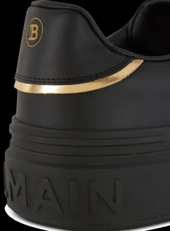 Cheap B-Court Monogrammed Nylon And Leather Trainers B-Court