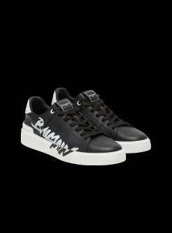 Fashion B-Court Printed Leather Trainers B-Court