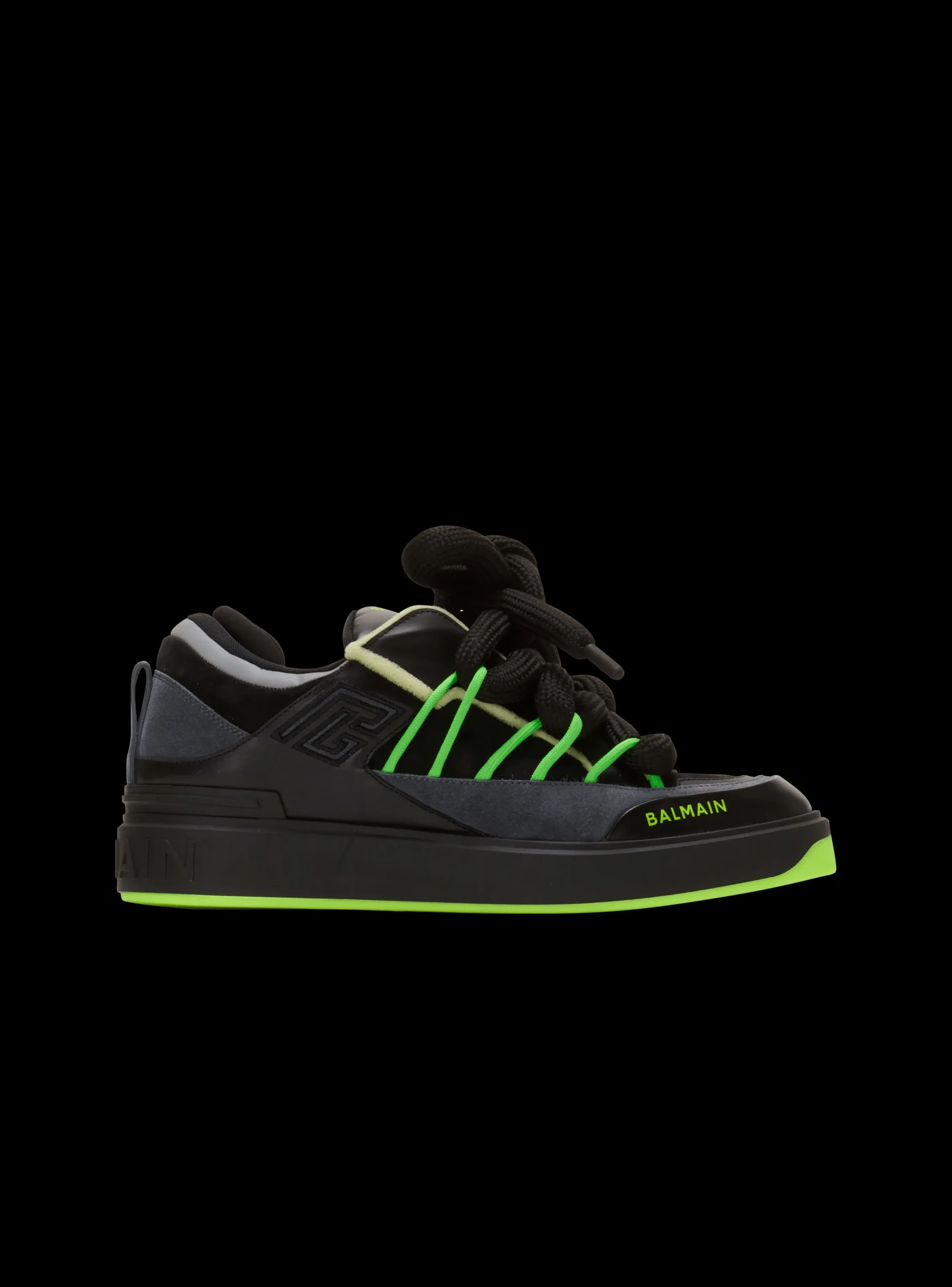 Discount B-Court Puffy Skate Trainers In Calfskin And Suede B-Court