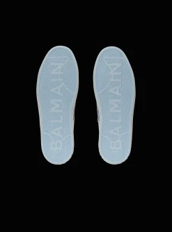 Online B-Court Trainers In Leather And Denim B-Court