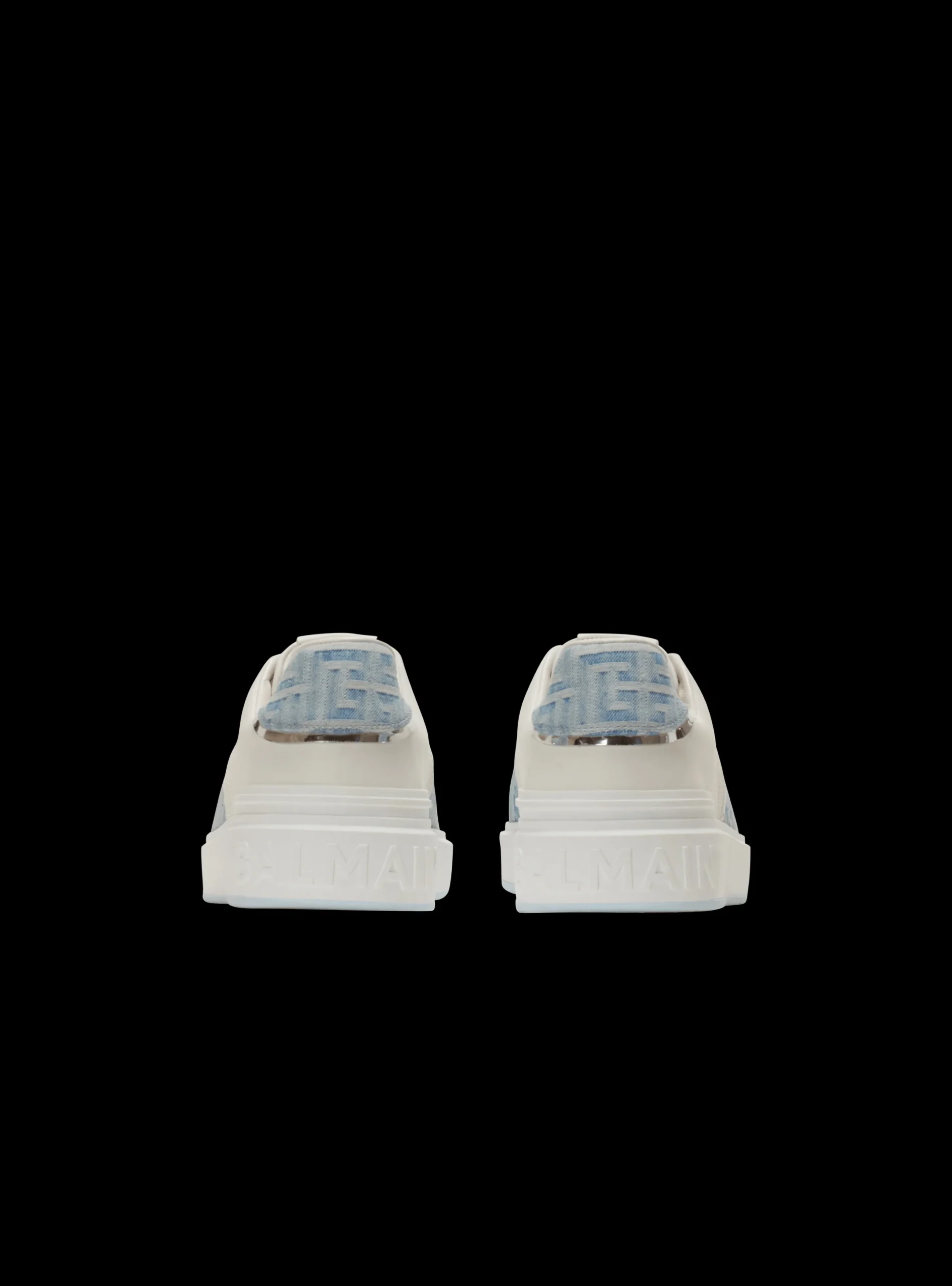 Online B-Court Trainers In Leather And Denim B-Court