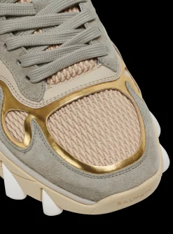 New B-East Trainers In Leather, Suede And Mesh Women B-East
