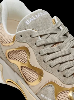 New B-East Trainers In Leather, Suede And Mesh Women B-East
