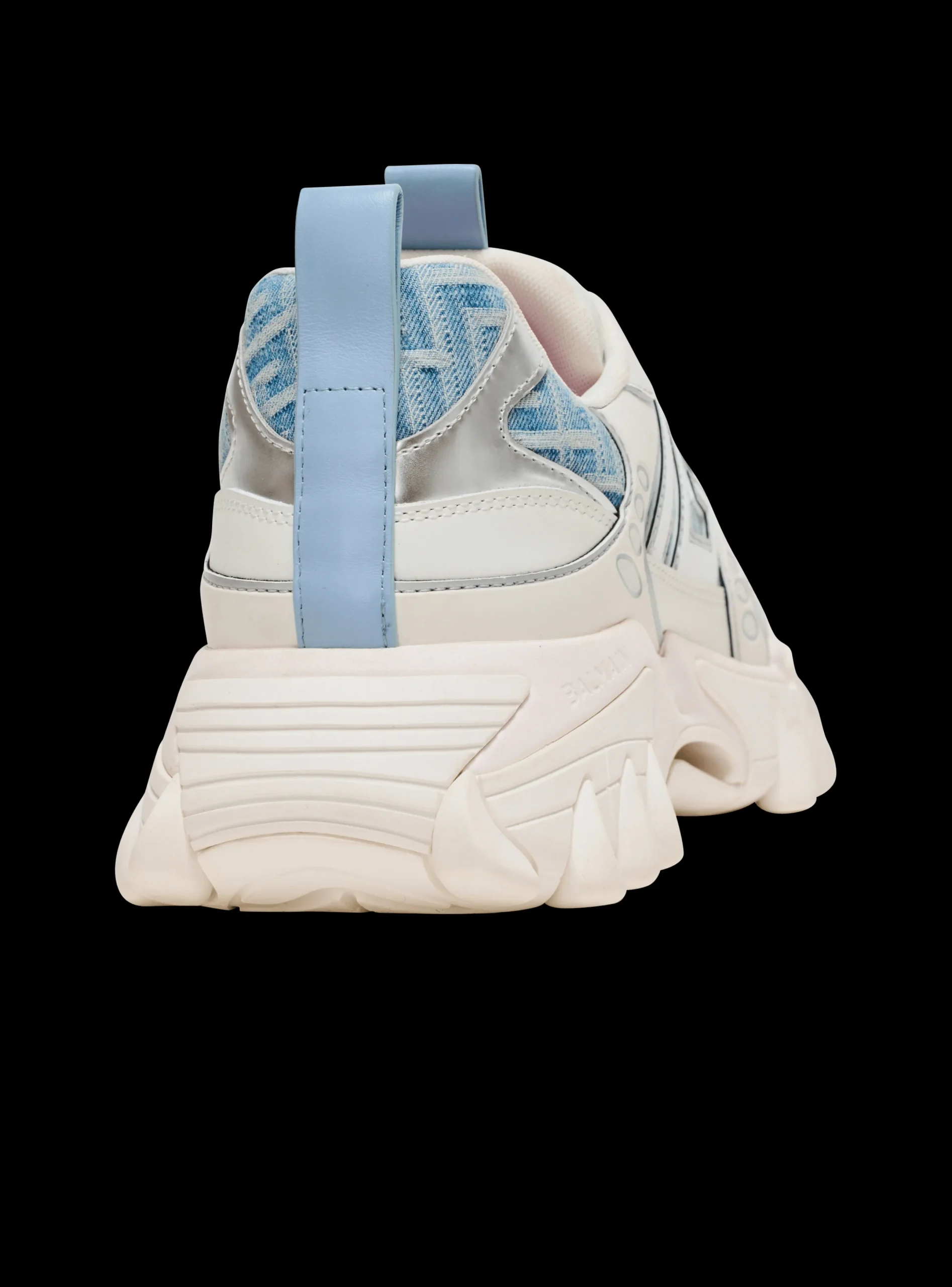 Cheap B-East Trainers In Monogrammed PB Labyrinth Denim Women Women|Sneakers