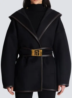 Shop Belted Wool Coat Women Outerwear