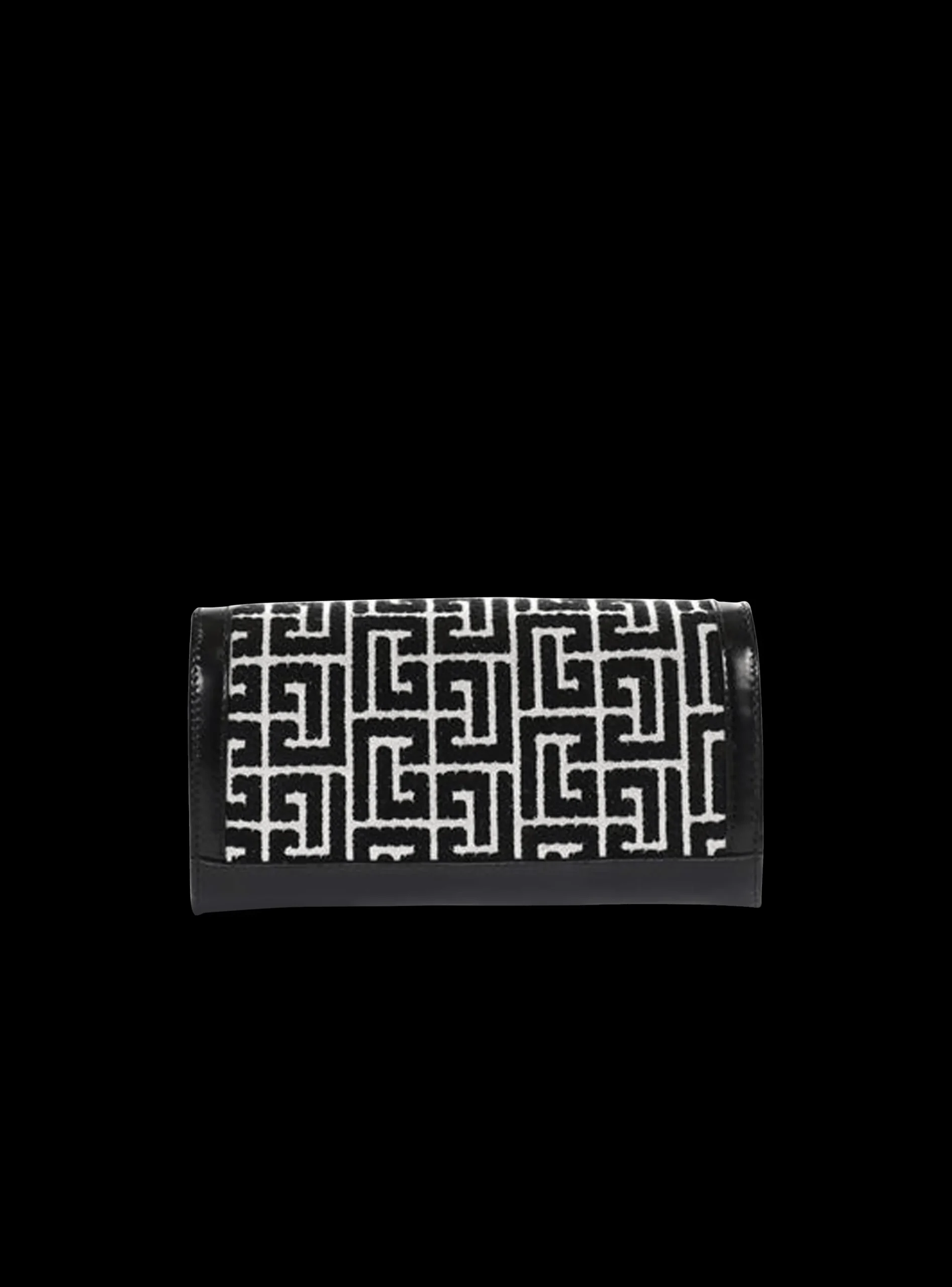Shop Bicolor Jacquard 1945 Wallet With Chain Women Small Leather Goods|Bags