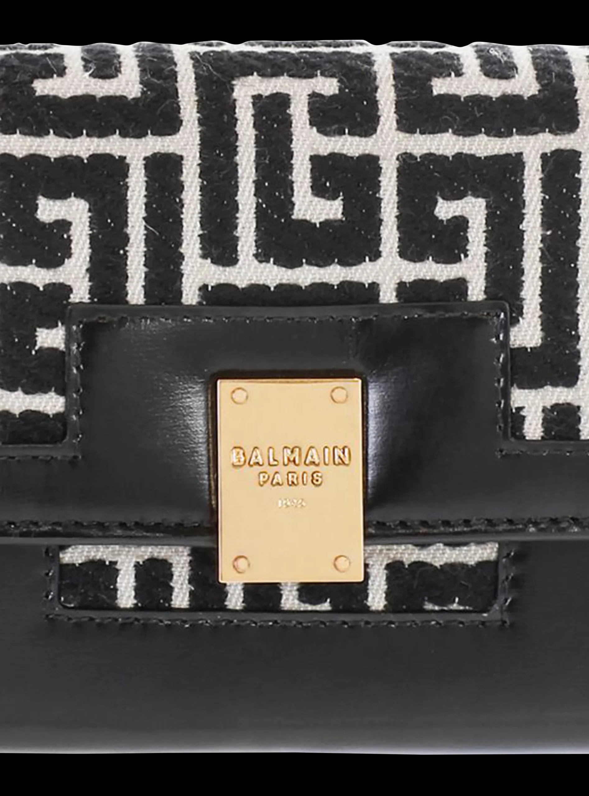 Shop Bicolor Jacquard 1945 Wallet With Chain Women Small Leather Goods|Bags