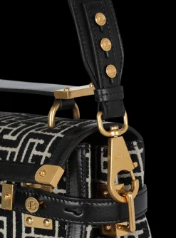 Best Sale Bicolor Jacquard B-Buzz 23 Bag With Leather Panel Women Shoulder Bags|Crossbody Bags