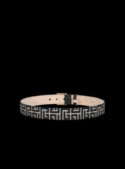 Fashion Bicolor Jacquard PB Belt Belt Women Belts