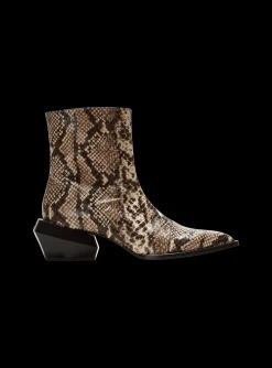 Discount Billy Snakeskin-effect Leather Ankle Boots Boots And Rangers