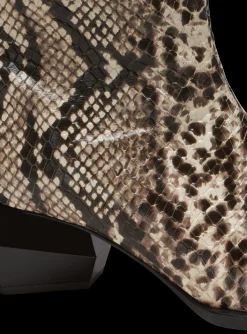Discount Billy Snakeskin-effect Leather Ankle Boots Boots And Rangers