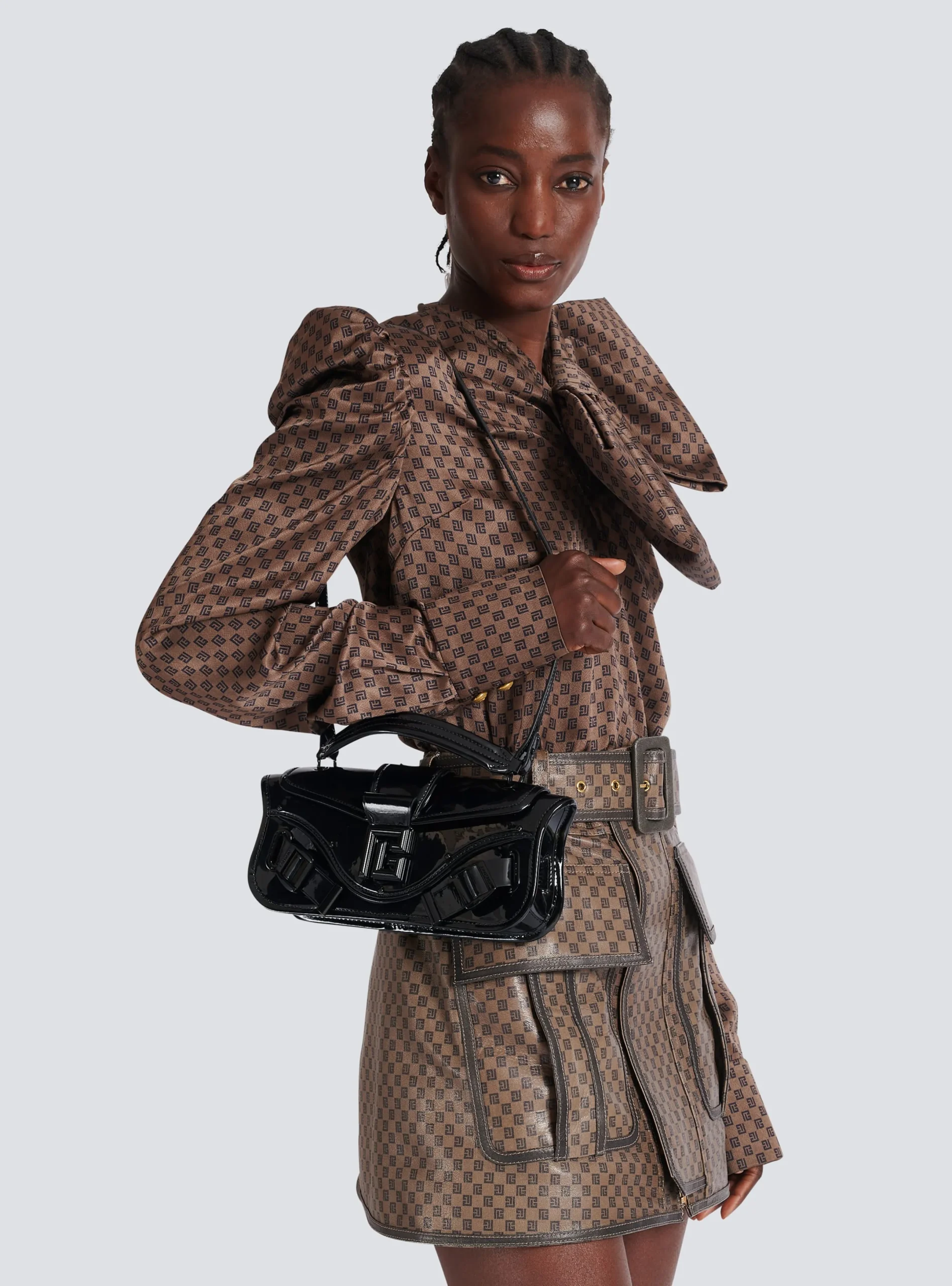 Online Blaze Pouch In Patent Leather Women Mini Bags|Shoulder Bags