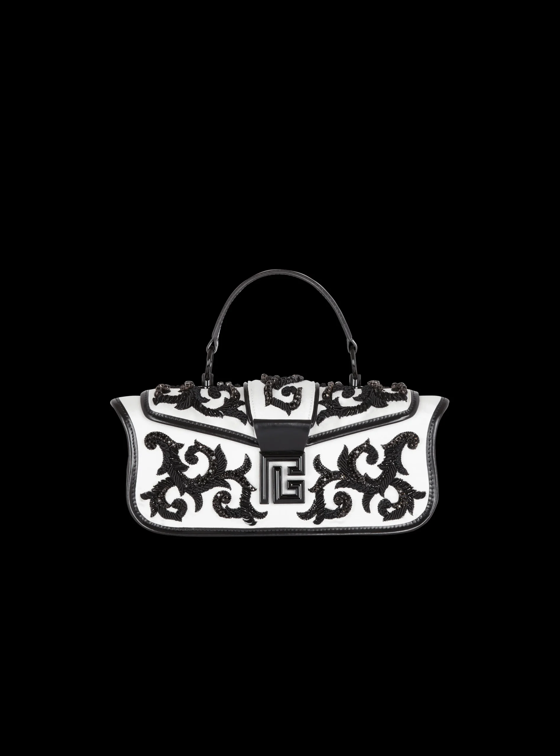 Best Blaze Pouch Satin Bag With Baroque Embroidery Women Mini Bags|Shoulder Bags