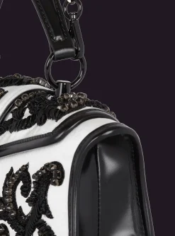Best Blaze Pouch Satin Bag With Baroque Embroidery Women Mini Bags|Shoulder Bags