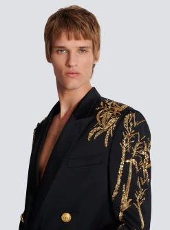Flash Sale Blazer With Embroidered Bamboo Sleeves Jackets And Blazers