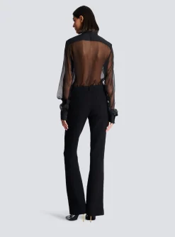 New Bootcut Crepe Trousers Women Trousers And Shorts