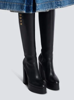Clearance Brune Leather Boots Women Boots
