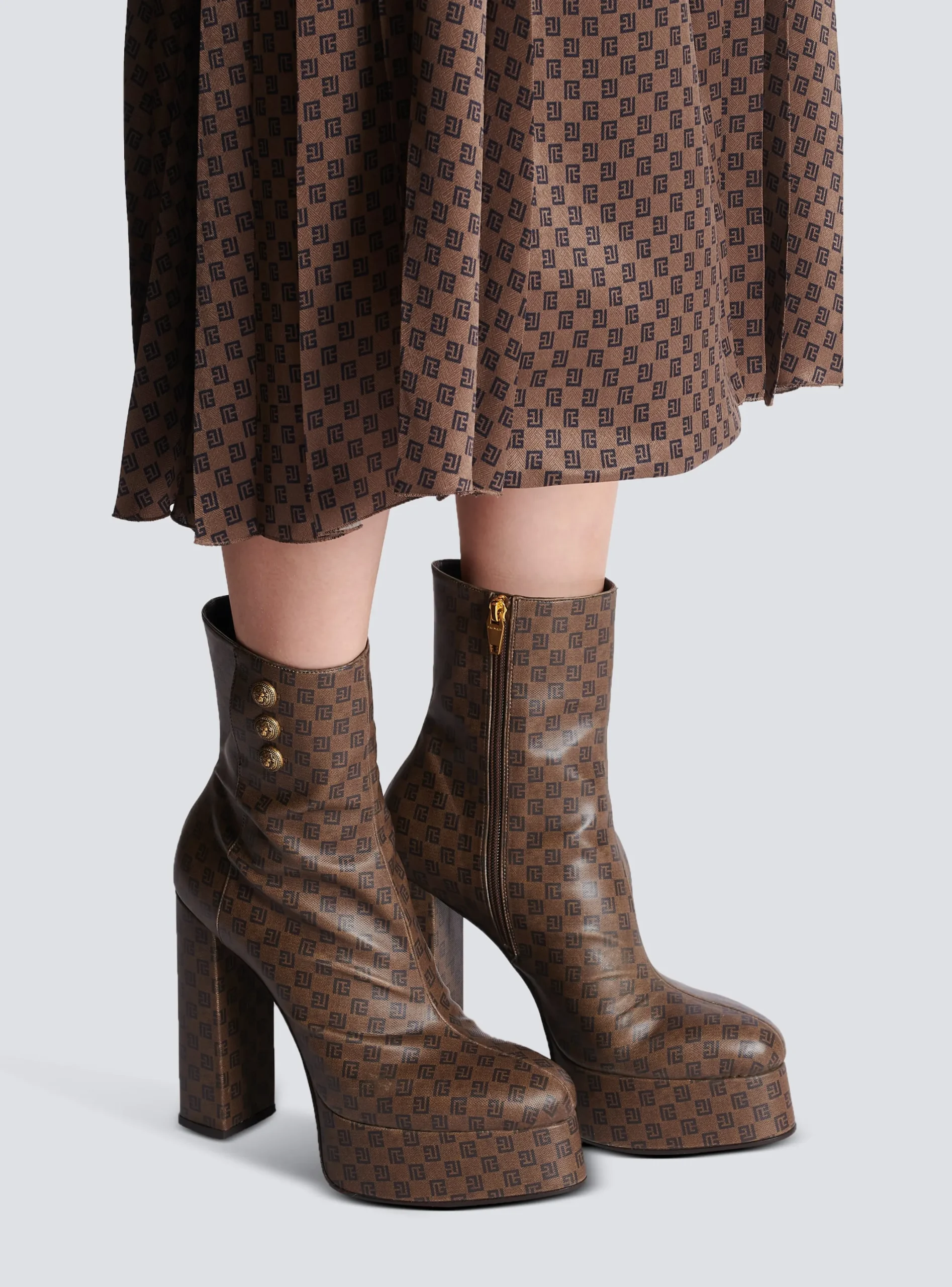 Cheap Brune Mini Monogram Boots Women Boots