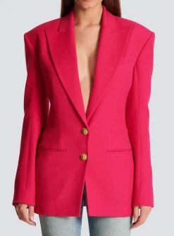 Sale 2-button Cinched-waist Jacket Women Jackets And Blazers