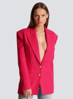 Sale 2-button Cinched-waist Jacket Women Jackets And Blazers