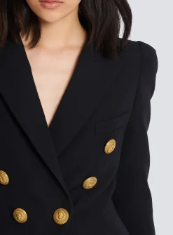 Sale 8-button Cinched-waist Jacket Women Jackets And Blazers