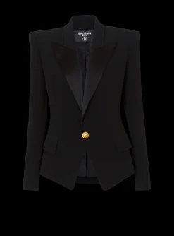 Best Sale 1-button Crepe Jacket Women Jackets And Blazers
