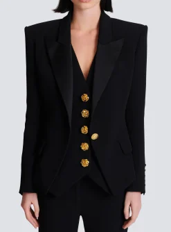Best Sale 1-button Crepe Jacket Women Jackets And Blazers